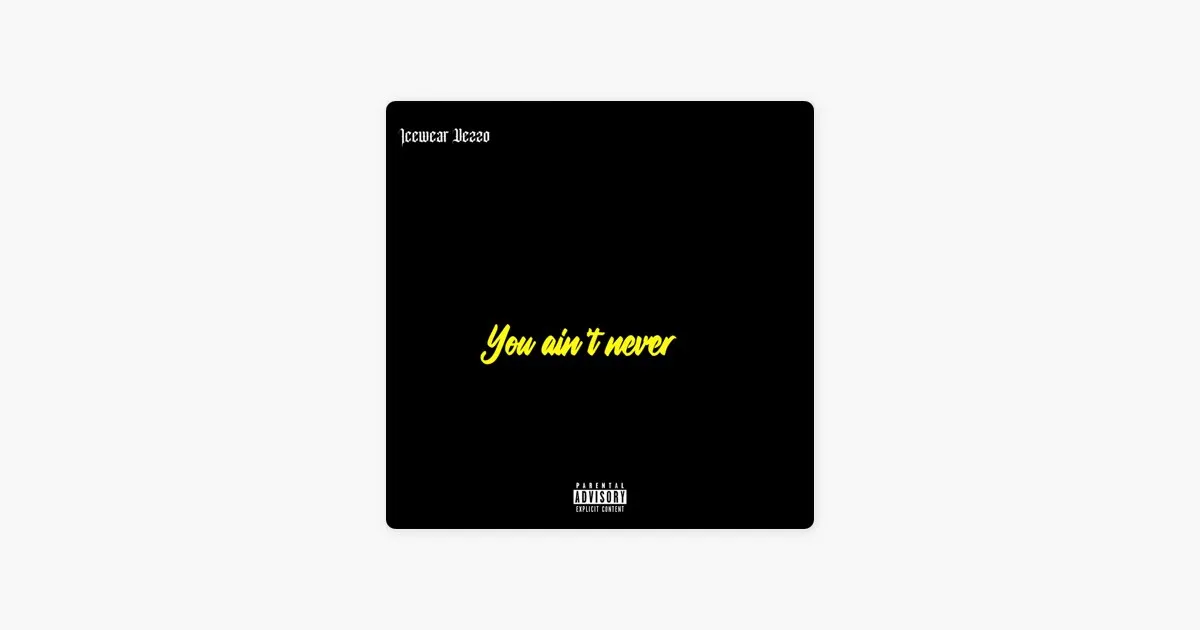 Icewear Vezzo – You Ain’t Never Icewear Vezzo – You Ain’t Never
